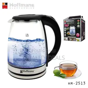 Hoffman 1.8L Electric Glass Kettle