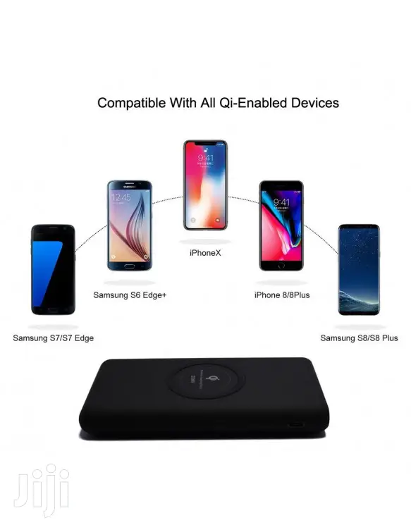 Powerology 2 in 1 Fast Wireless Power Bank Charger 10000mah