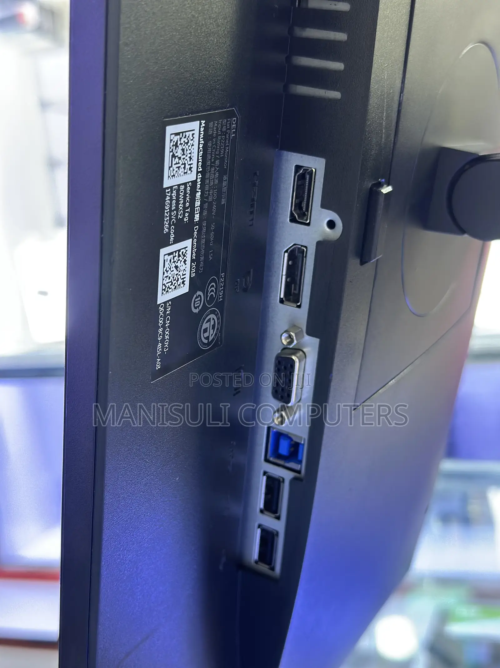 Monitor Dell Ips 23.9 Inch Screen VGA, USB 3.0, HDMI, DP