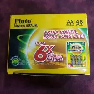 Double a Pluto Alkaline Batteries - A Box of 24 Pairs
