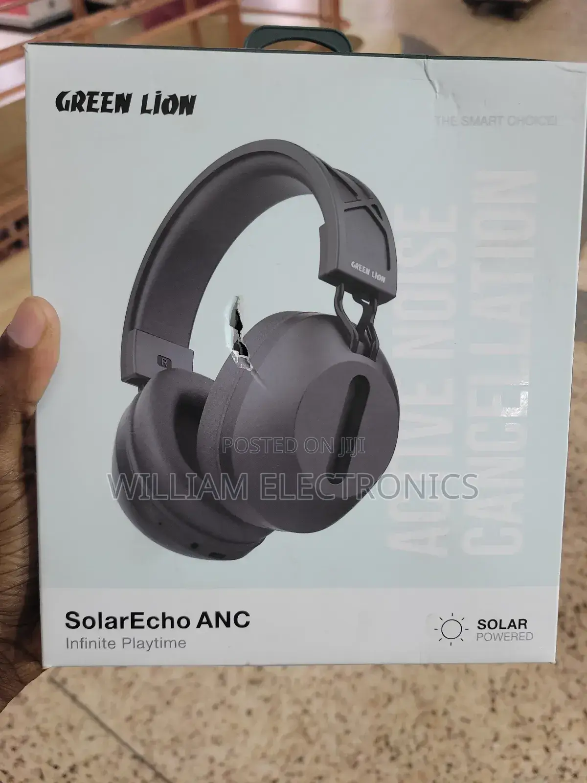 Greenlion Solar Echo Anc Infinite Playtime Headphones