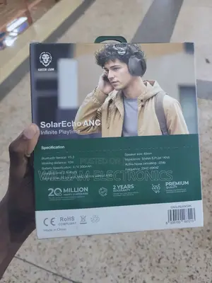 Greenlion Solar Echo Anc Infinite Playtime Headphones