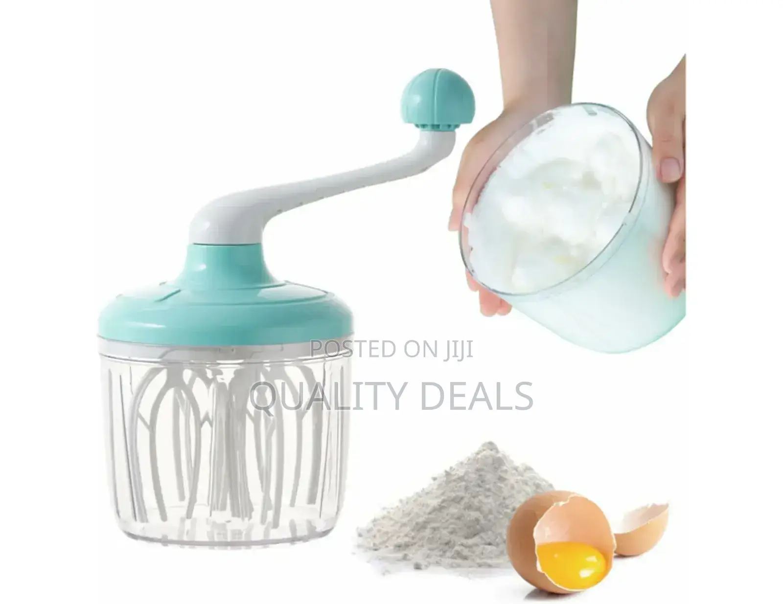 Plastic Manual Egg Beater Cream Mixer