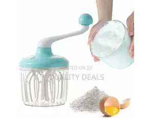 Plastic Manual Egg Beater Cream Mixer