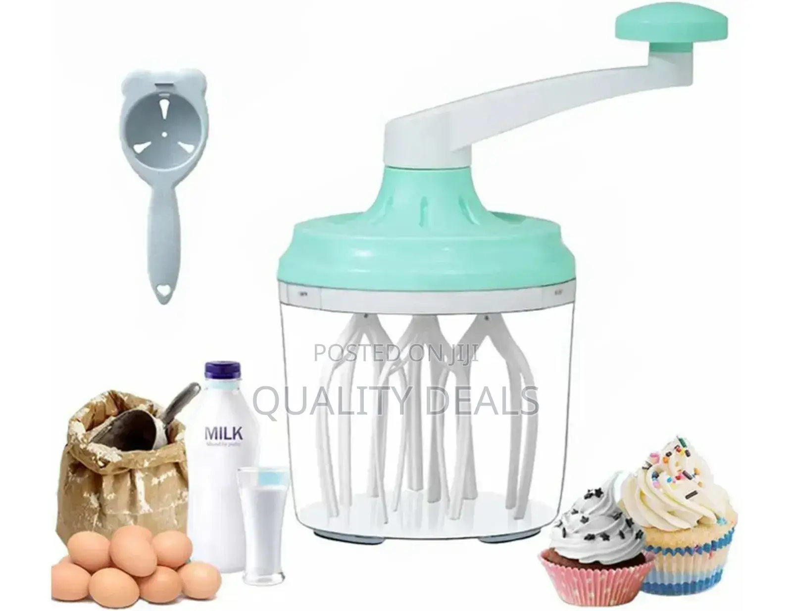 Plastic Handheld Manual Egg Beater