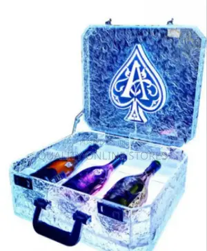 Led Lighted Champagne Bottle Holder