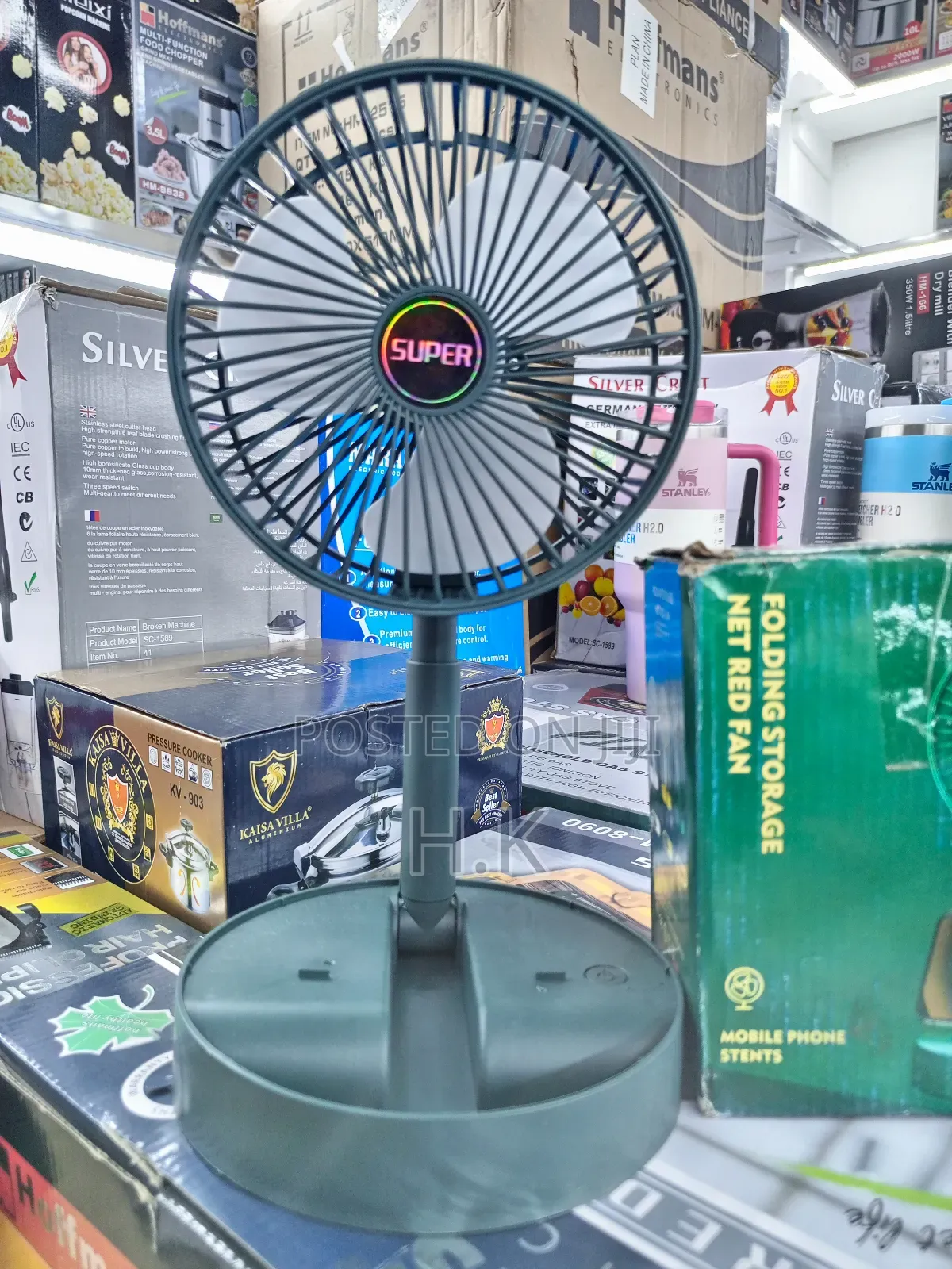 Mini Super Pin Folding Fan