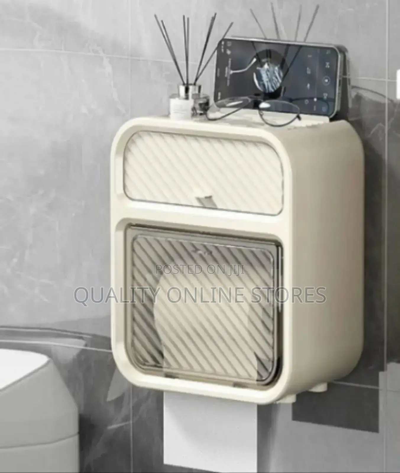 Waterproof Mounted Tissue Holder