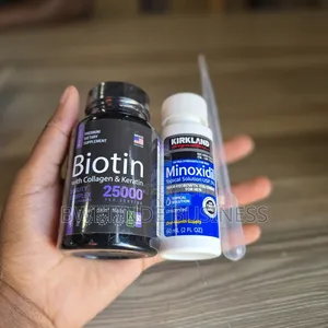 Kirkland Minoxidil 5% Biotin For Hair, Beard Growth Kit