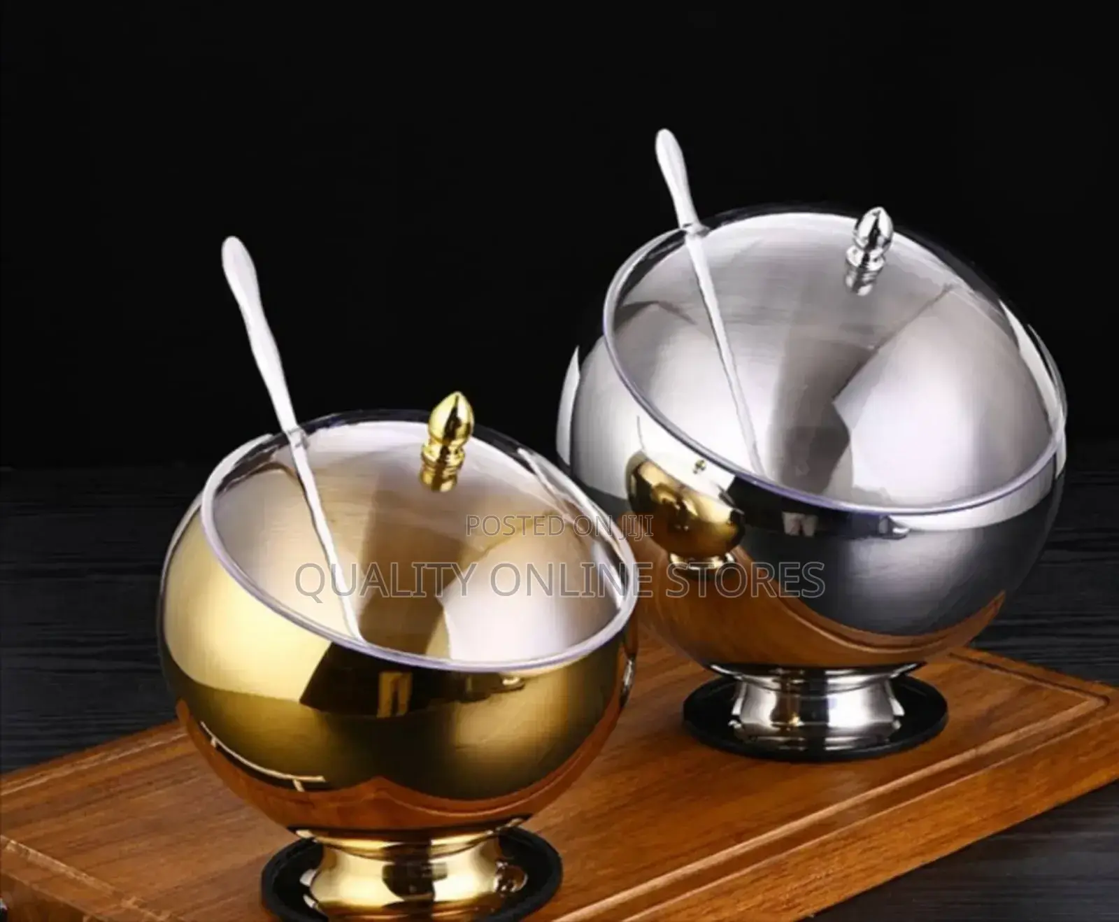 Stainless Round Serving Bowls