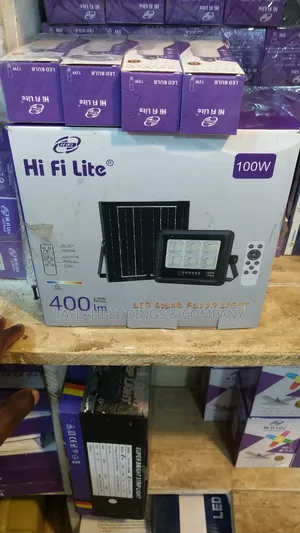 Hi Fi Lite 100W Heavy Duty Street Light SOLAR Security