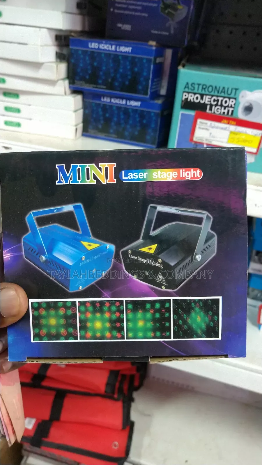 Mini Laser Stage Light, Red Green Patterns Multiple Modes