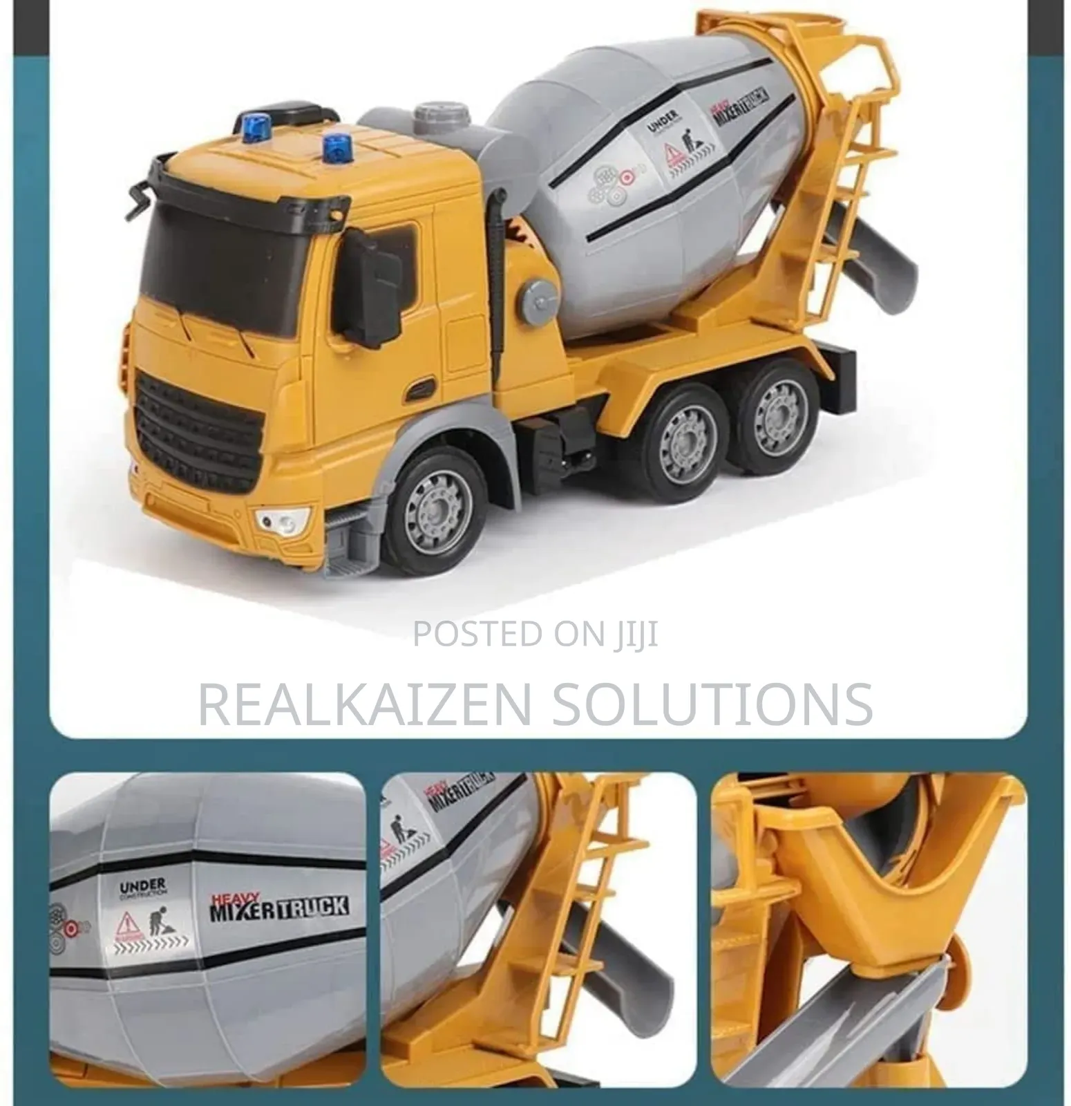 Children Heavy Engineering Dump Truck Concrete Mixer