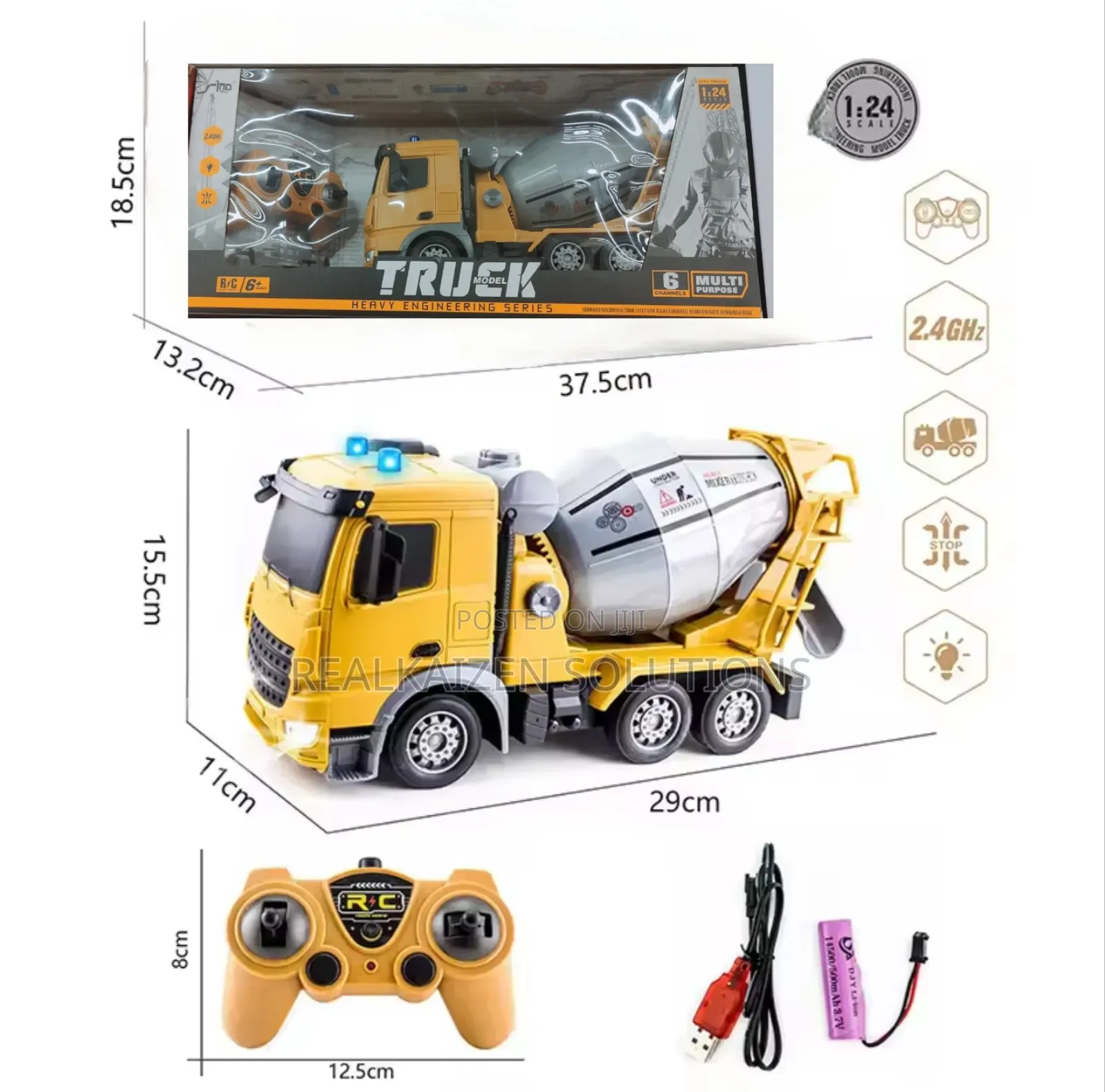 Children Heavy Engineering Dump Truck Concrete Mixer
