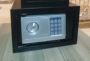 16L Matte Black Digital & Key Home, Office Wall/Floor Safe