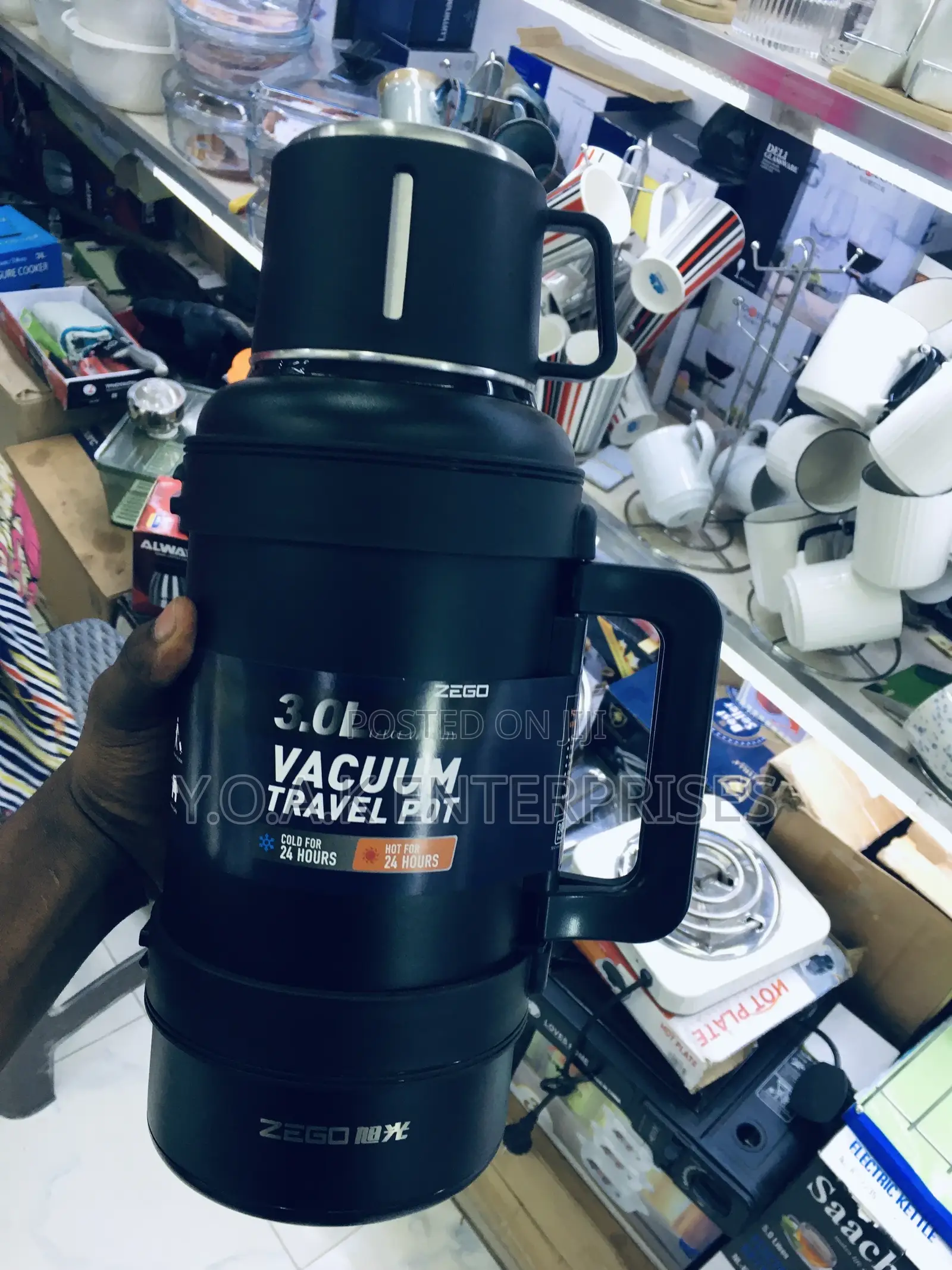 Zego 3liters Strong Steel Vacum Flask