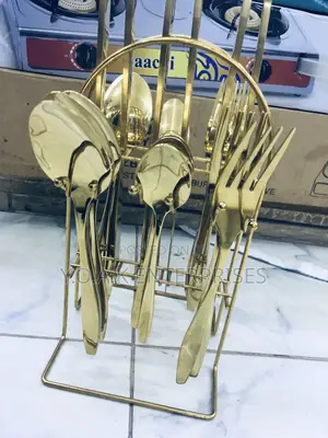 Golden Cutlery Set