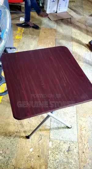 Folding Wooden Table With Metalic Stands.