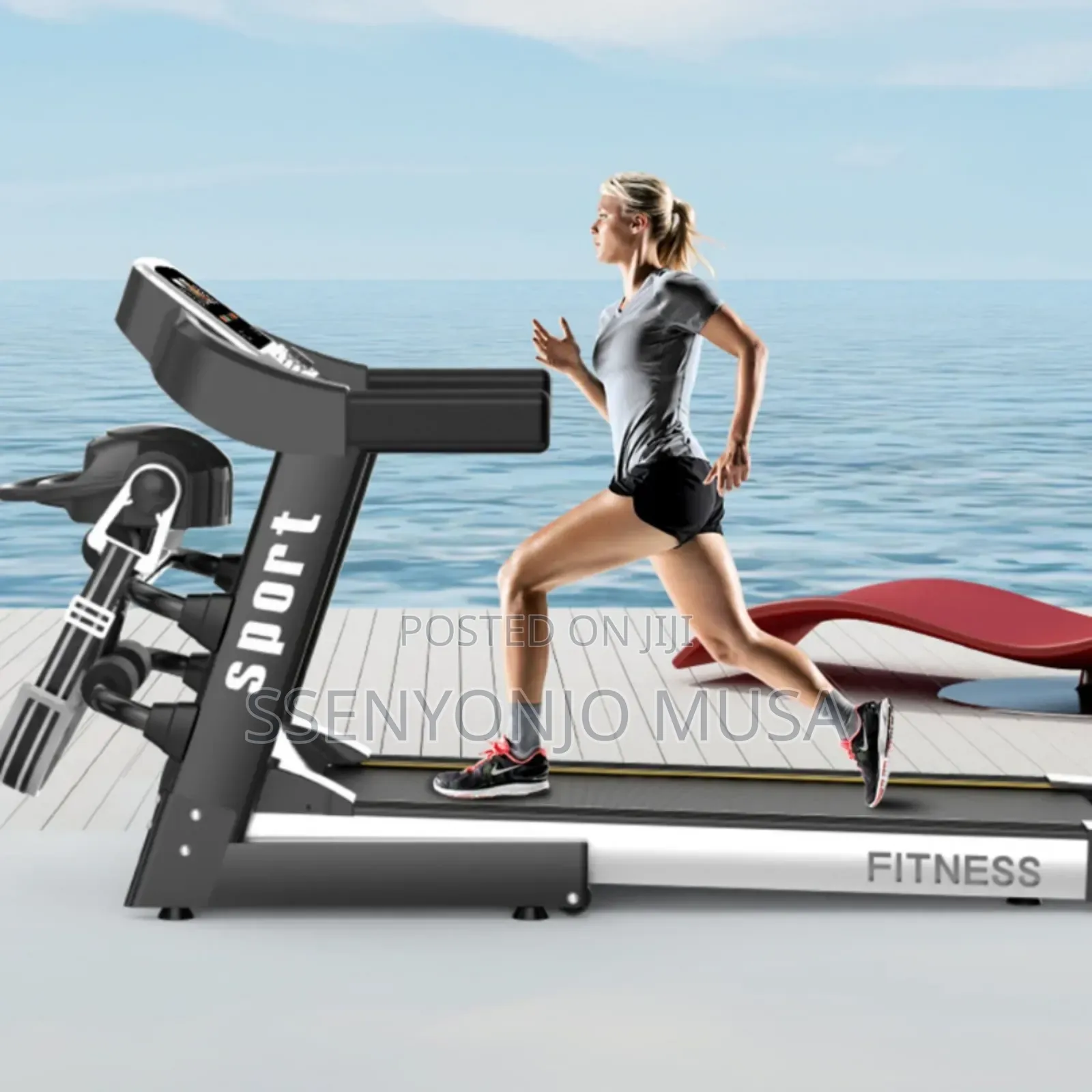 220kg Capacity Treadmill With Massage - 7" Hd Screen, 3.0hp.