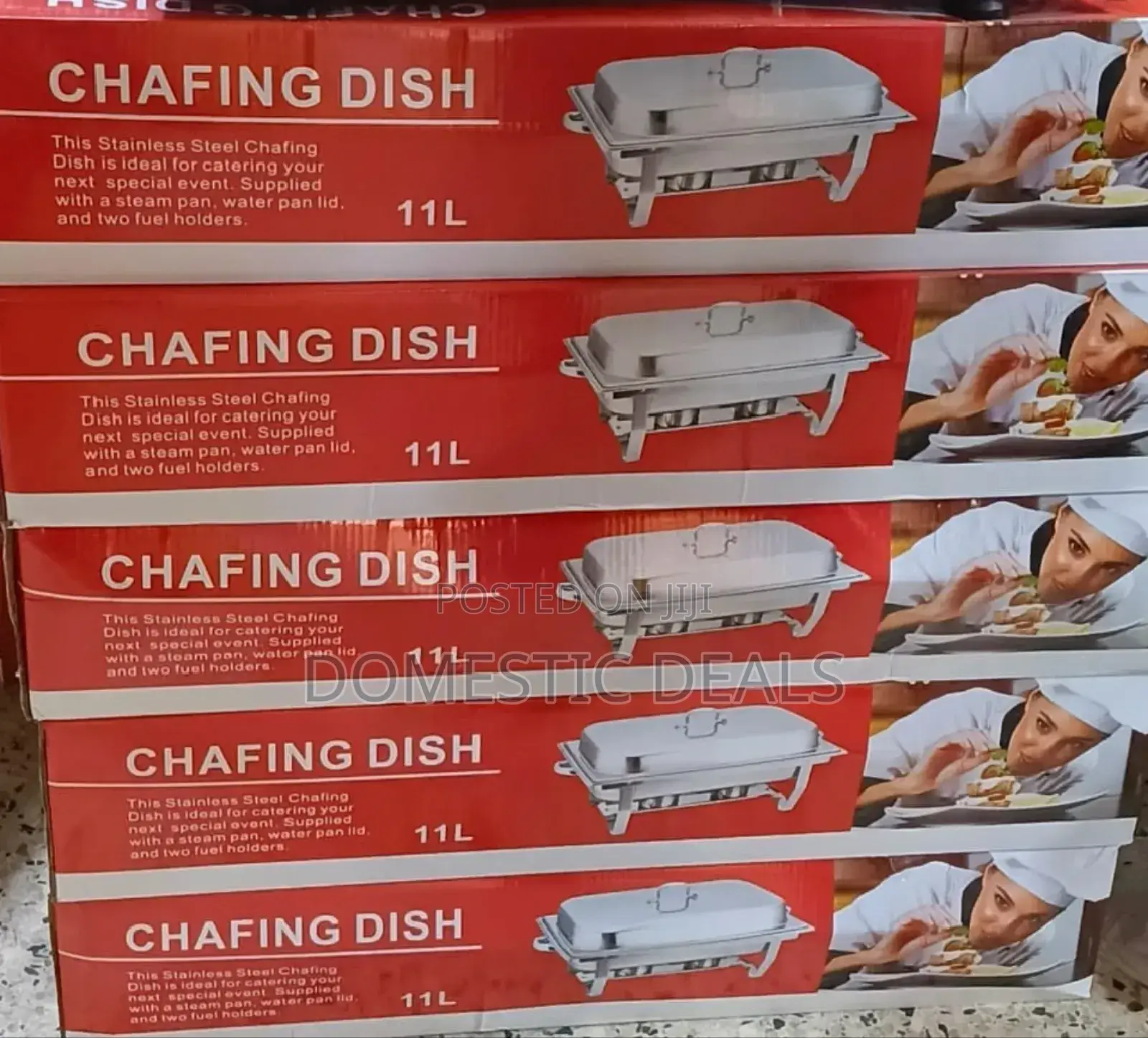 11L Stainless Steel Chaffing Dish Food Warmer