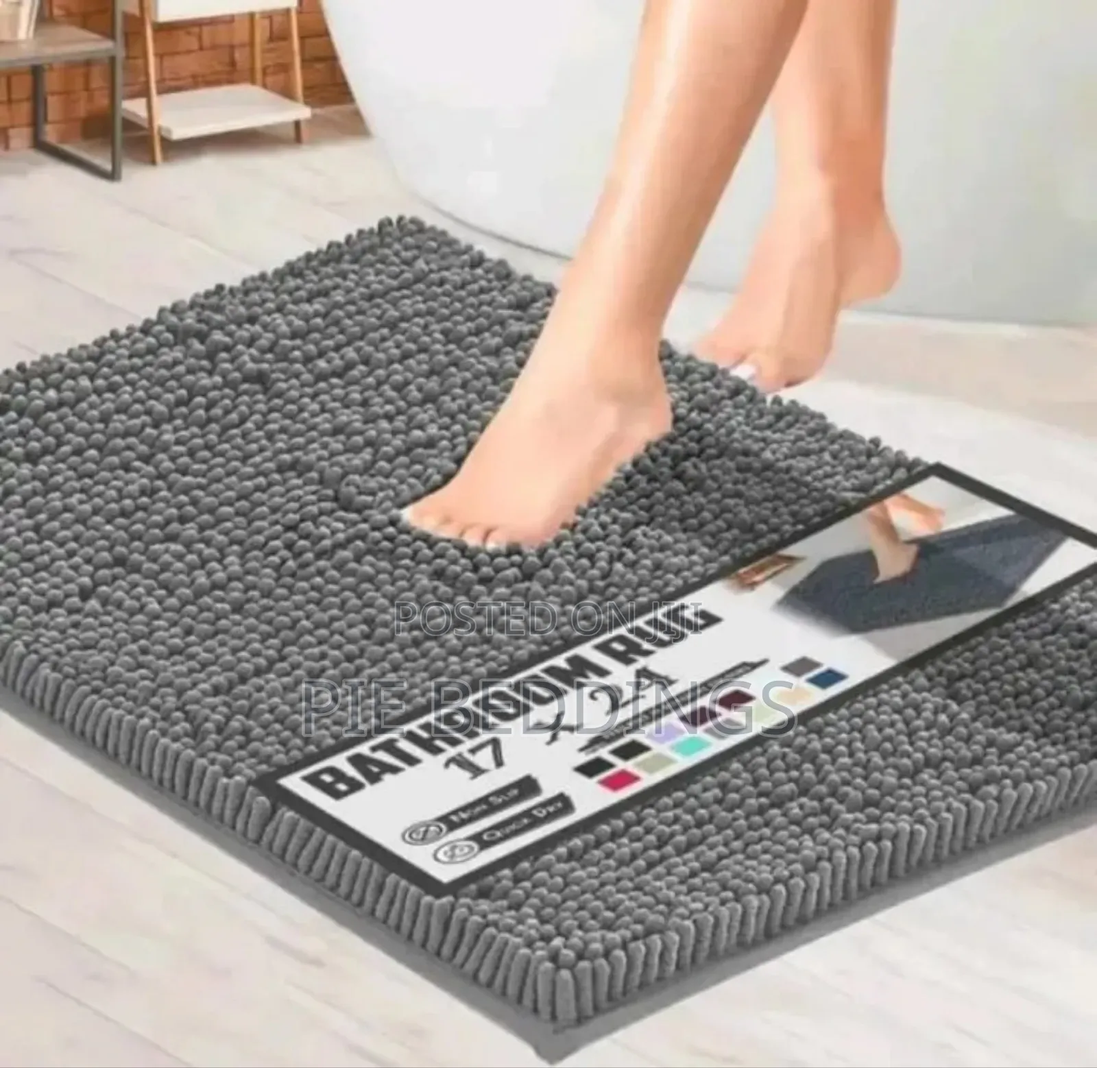 New Bathroom Rugs in Different Colors