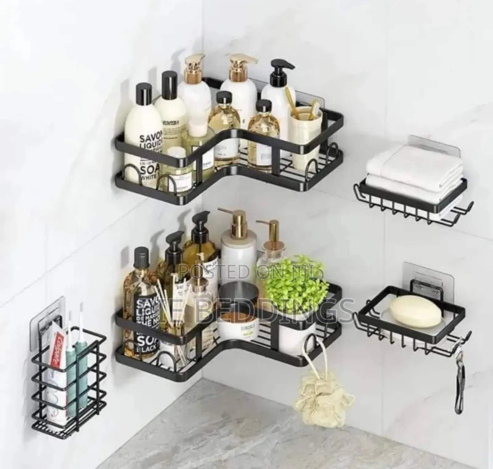 New Bathroom Organizer With 5 Pieces