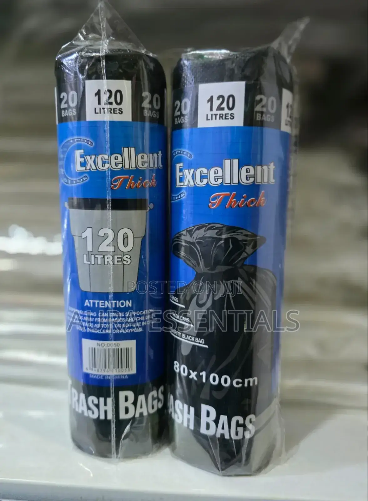 Excellent Trash Refuse Bags ( 120L)