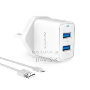 Oraimo 2 Port White Charger