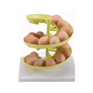 Egg Spiral Rack Storage Dispenser