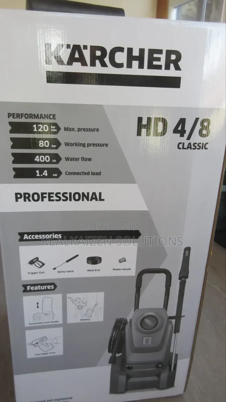 German KÄRCHER HD 4/8 Classic High Pressure Washer