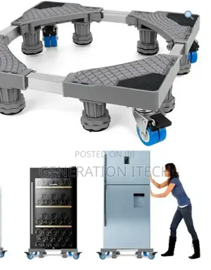 Adjustable Movable Base Fridge Stand With 4 Strong Feets