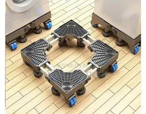 Adjustable Movable Base Fridge Stand With 4 Strong Feets