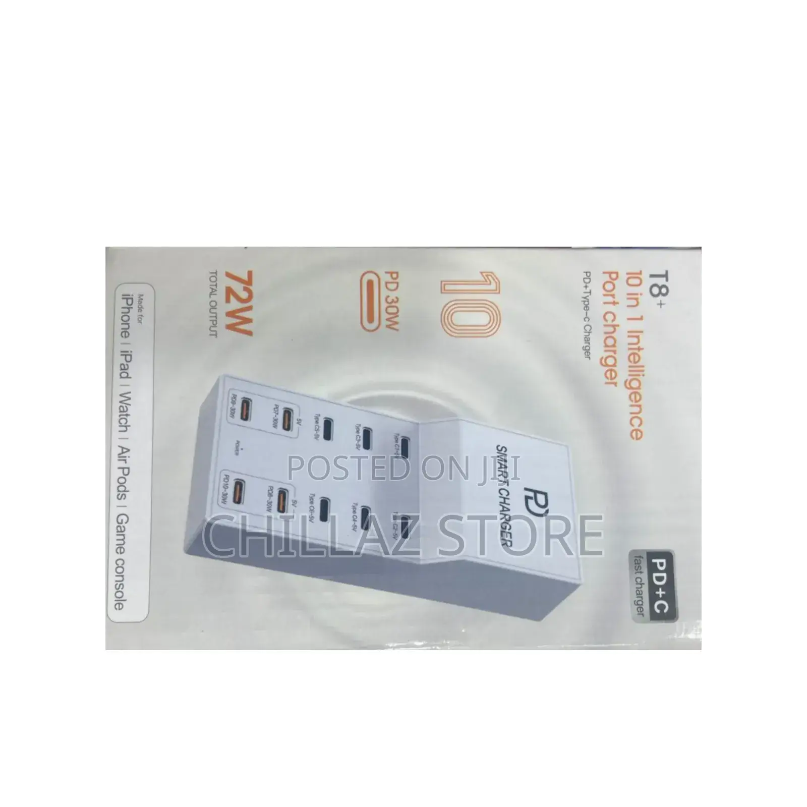 T8+ 10 in 1 Portable Port Charger.
