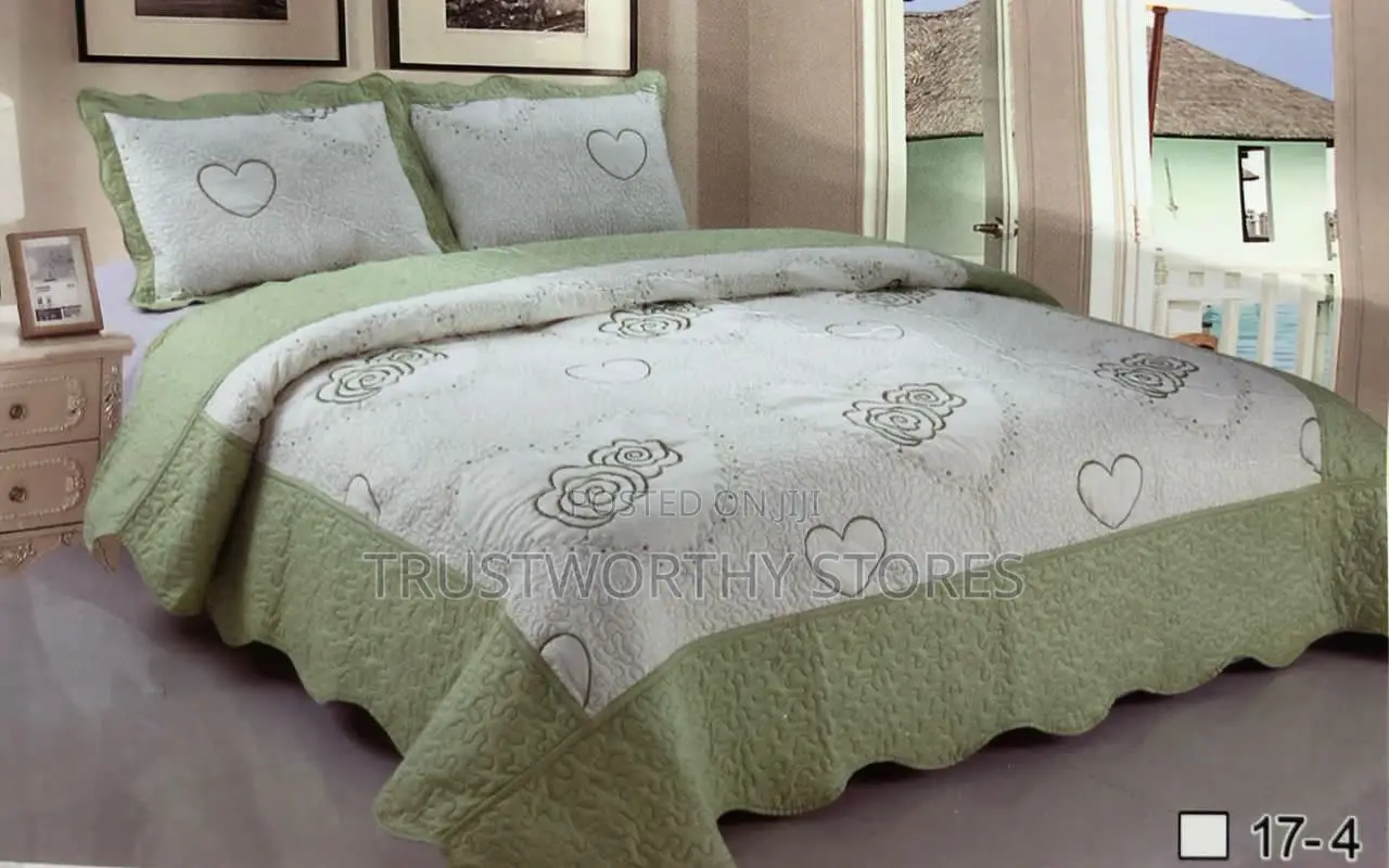 3pc Cotton Bedspreads - 5by6 and 6by6