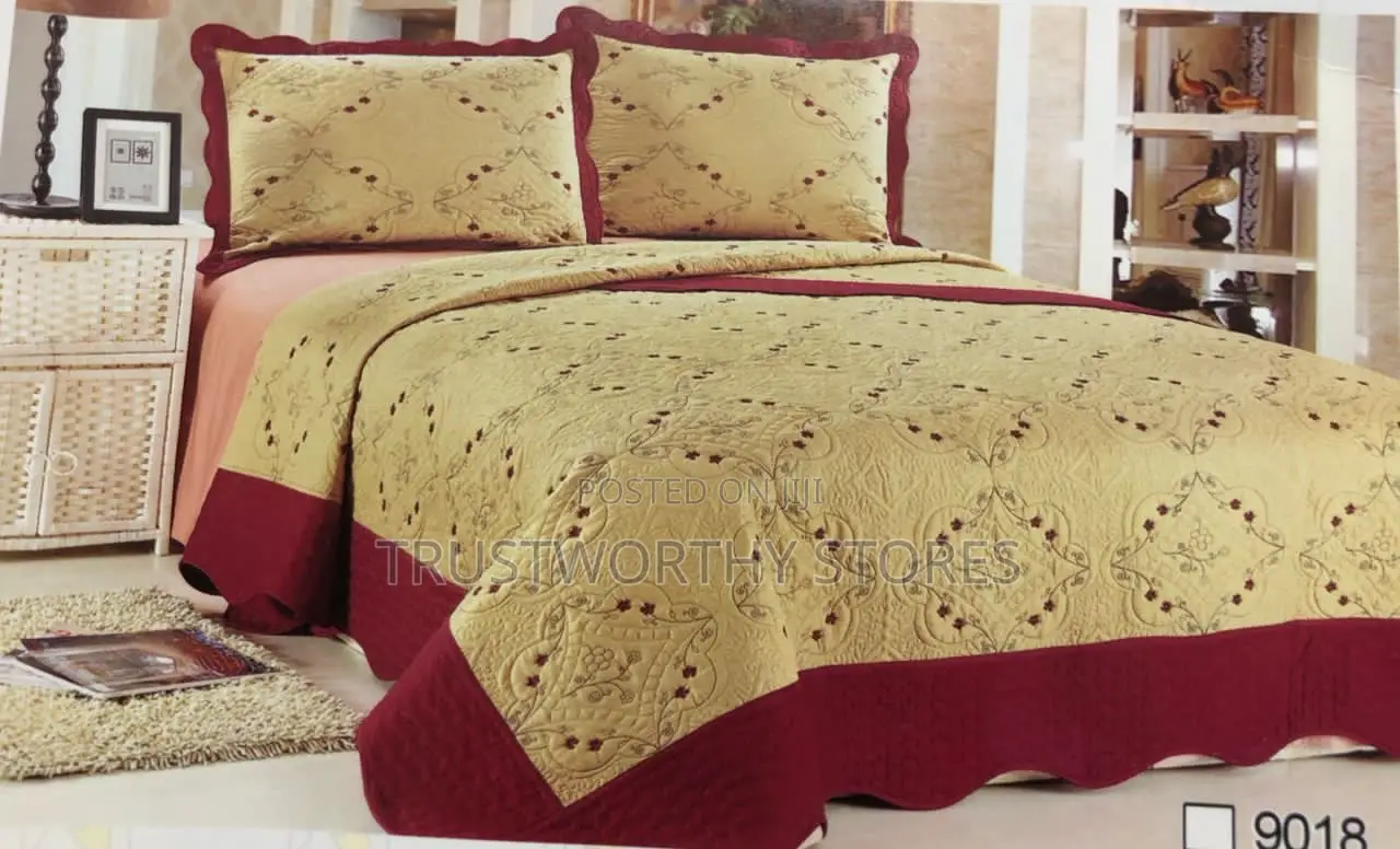 3pc Cotton Bedspreads - 5by6 and 6by6