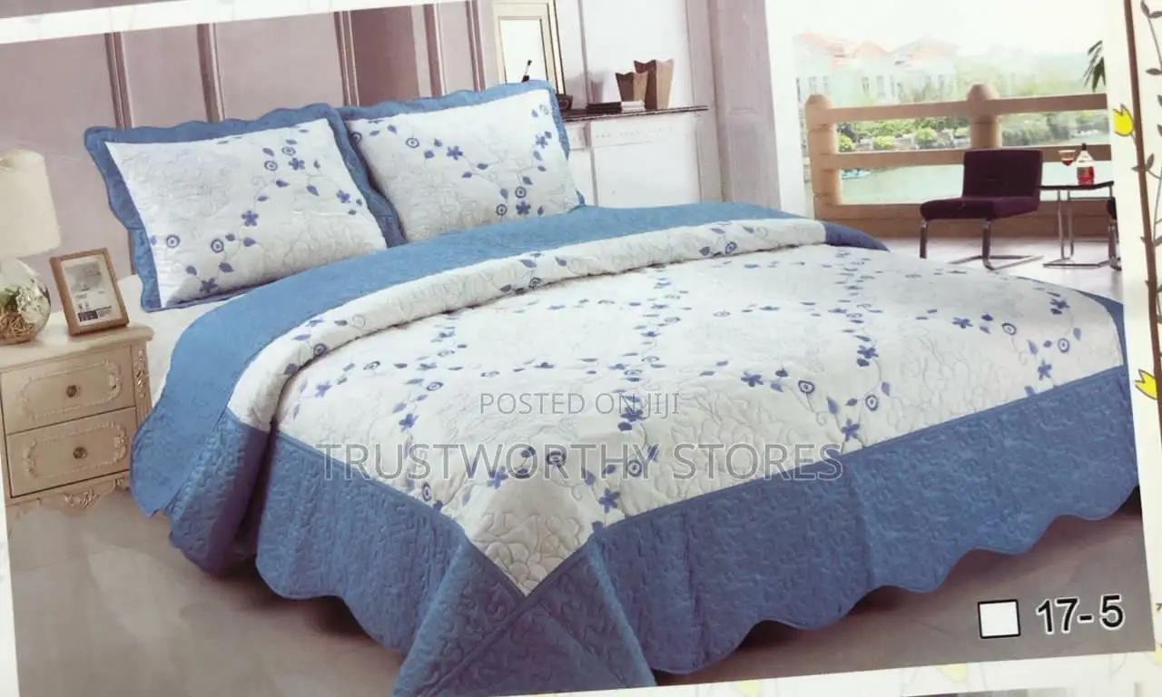 3pc Cotton Bedspreads - 5by6 and 6by6