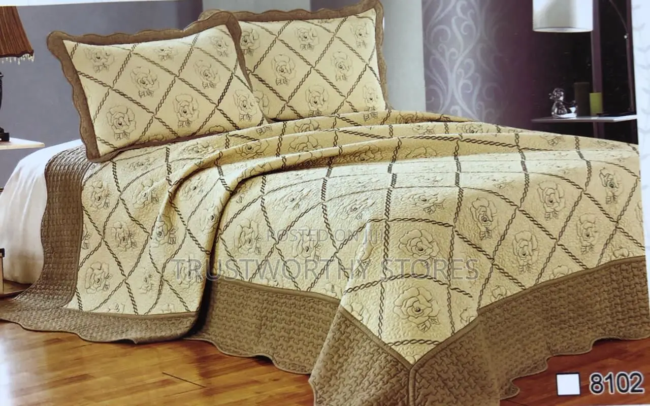 3pc Cotton Bedspreads - 5by6 and 6by6
