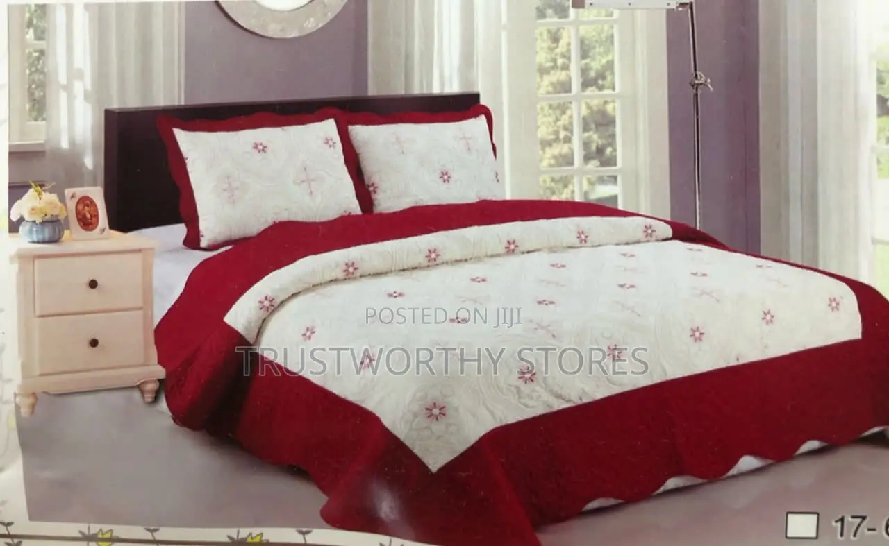 3pc Cotton Bedspreads - 5by6 and 6by6