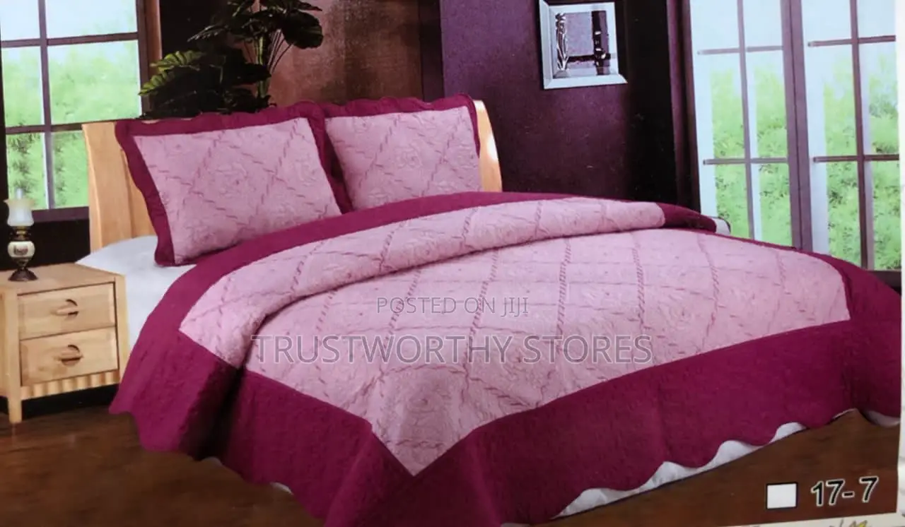 3pc Cotton Bedspreads - 5by6 and 6by6