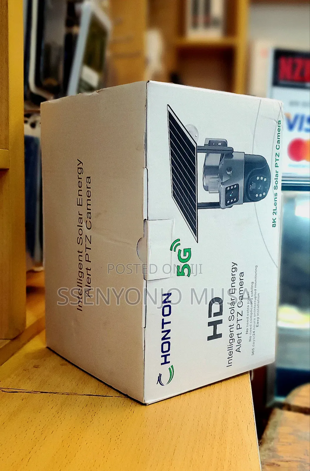 Honton 5g Hd Solar Ptz Camera - 2lens, Intelligent Energy