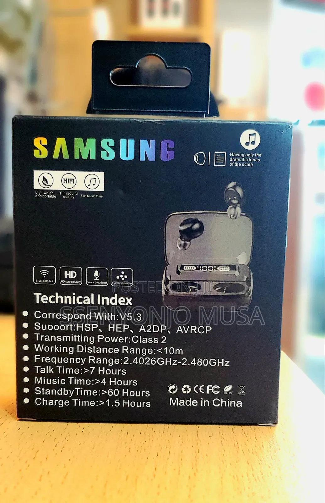 Samsung Air F9 Pro+ Portable Bluetooth Speaker
