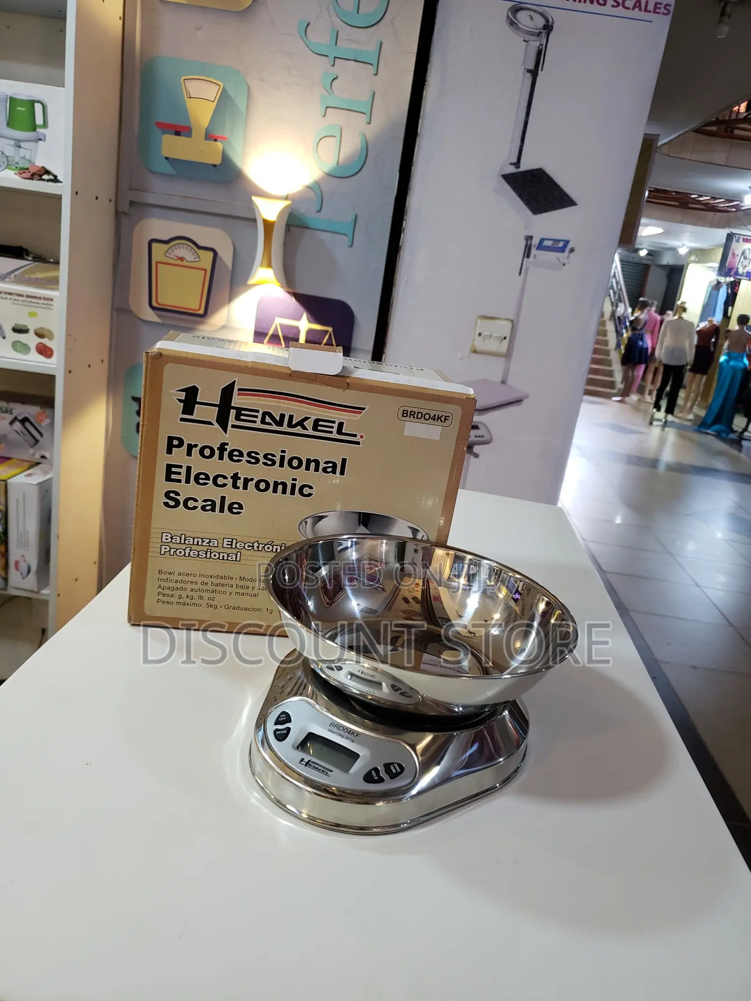 Stainless Kitchen Scale Waterproof Kitchen Weighing Scales