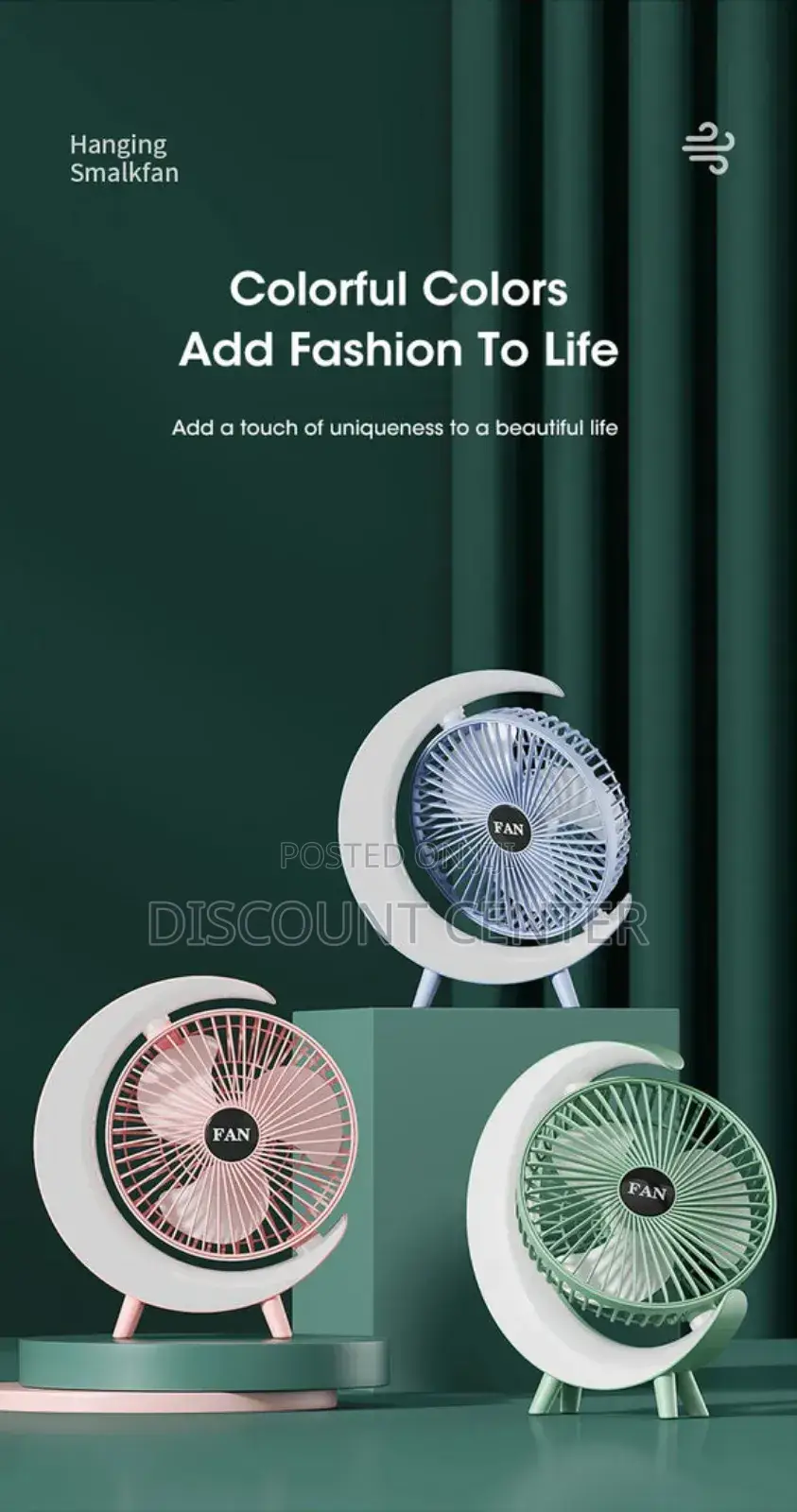 Portable Desk Fan Rechargeable