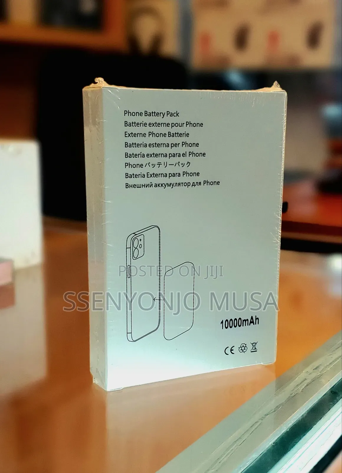 10000mah Power Bank With Wireless Charger - Battery Pack-