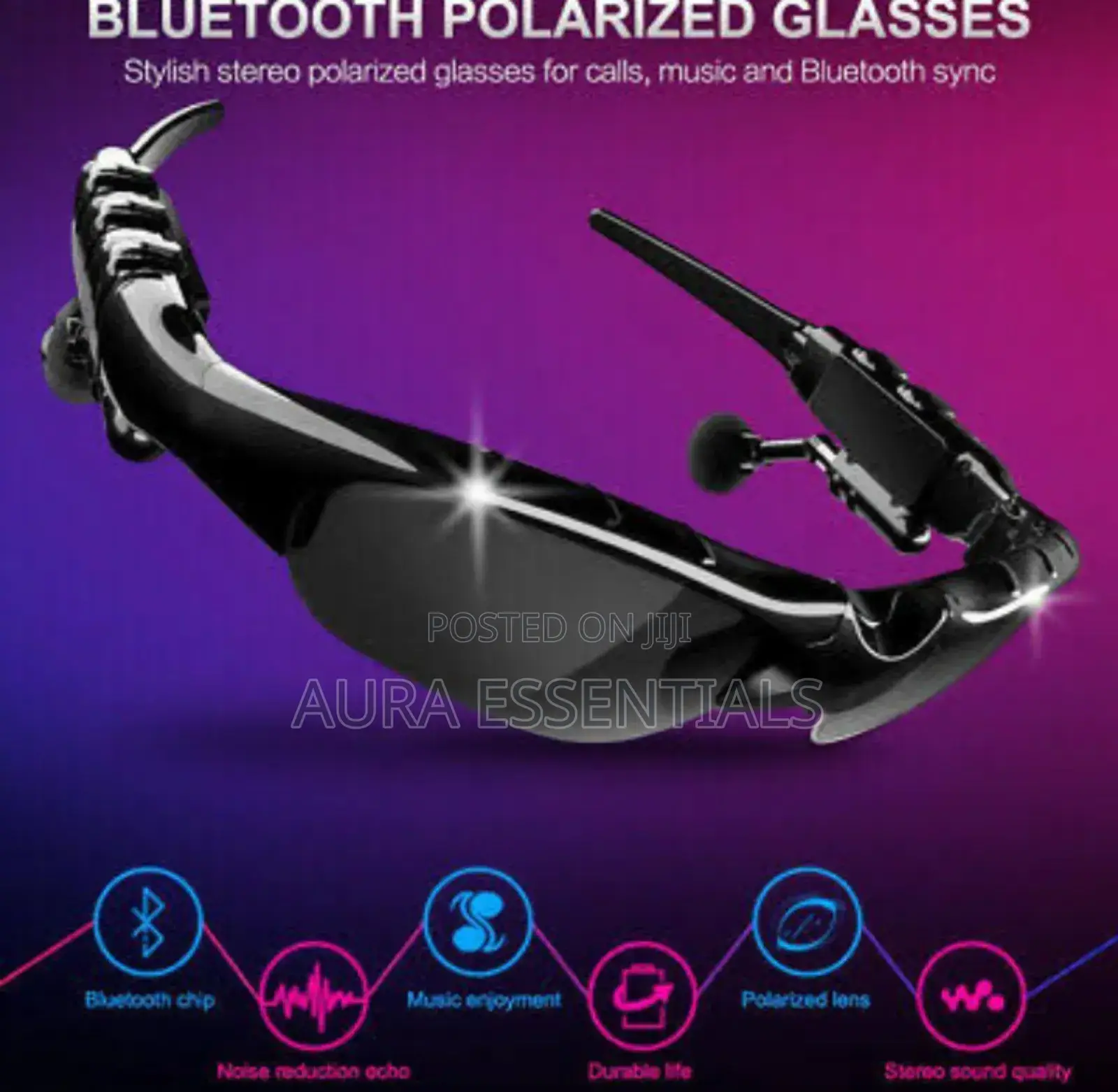 5.0 Smart Bluetooth Audio Glasses