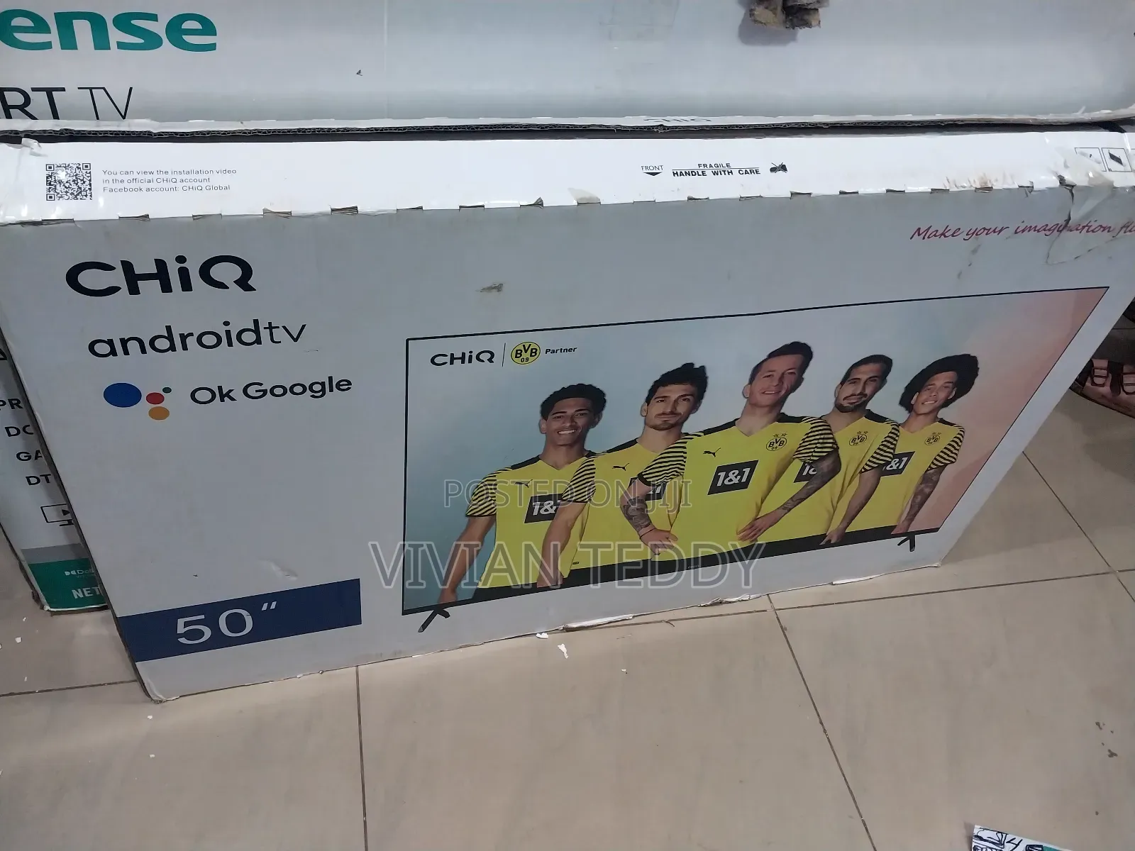 50" Chiq Superslim Brand New