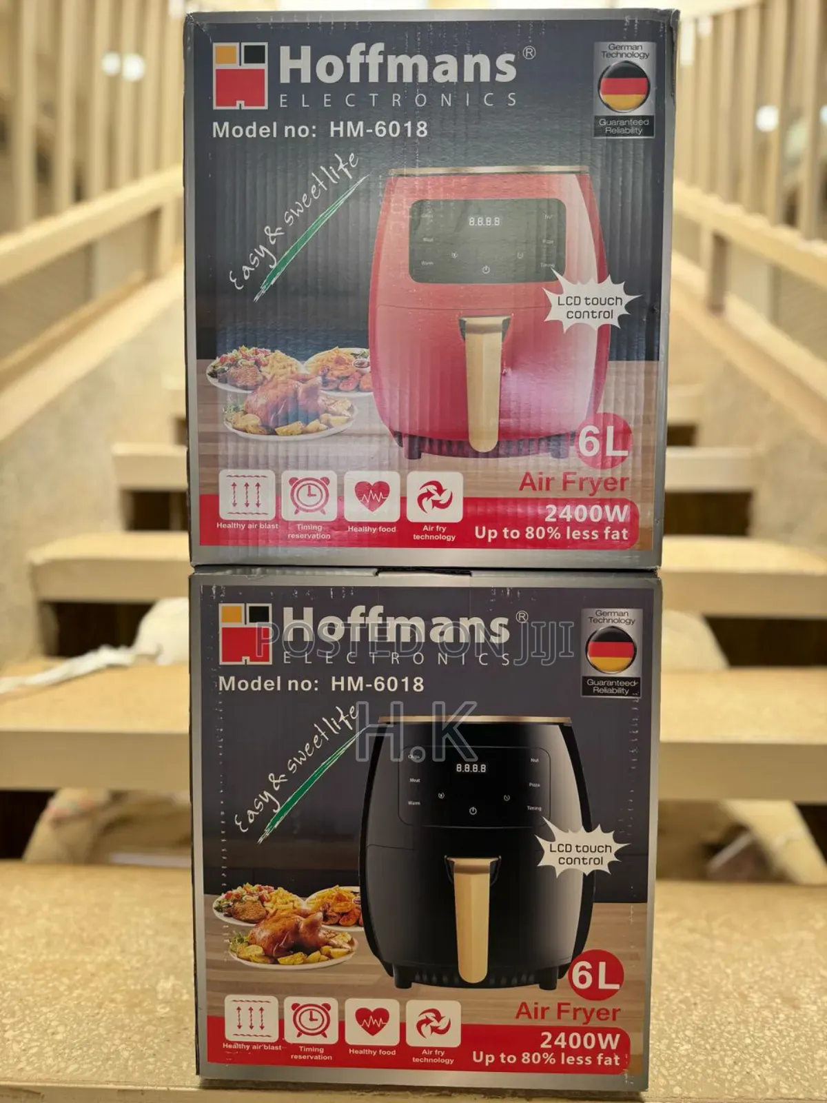 Hoffmans 6L Air Fryer, Model HM-6018.