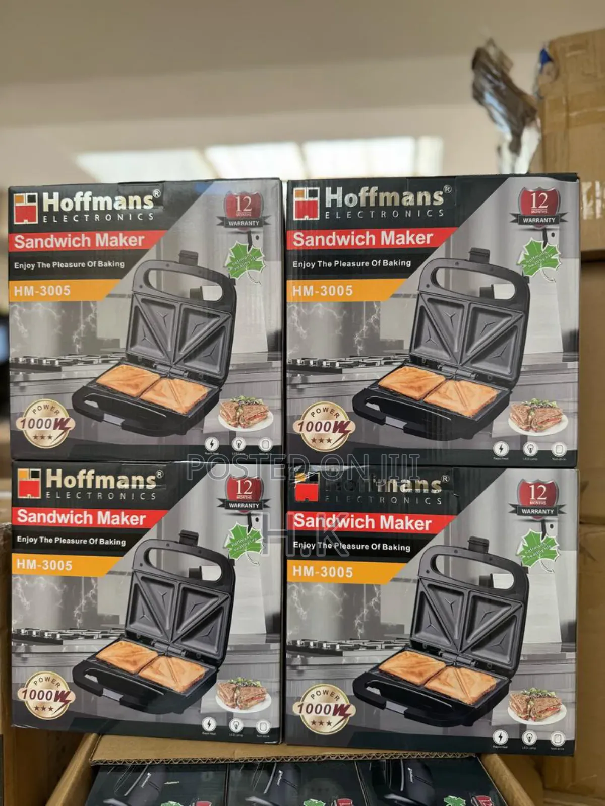 Hoffmans Sandwich Makers, Model HM-3005
