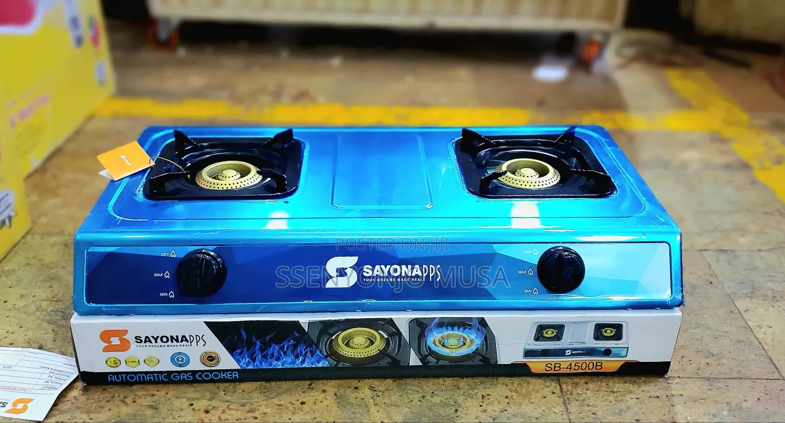 Sayona Auto Ignition Gas Burner - Double, High Efficiency-