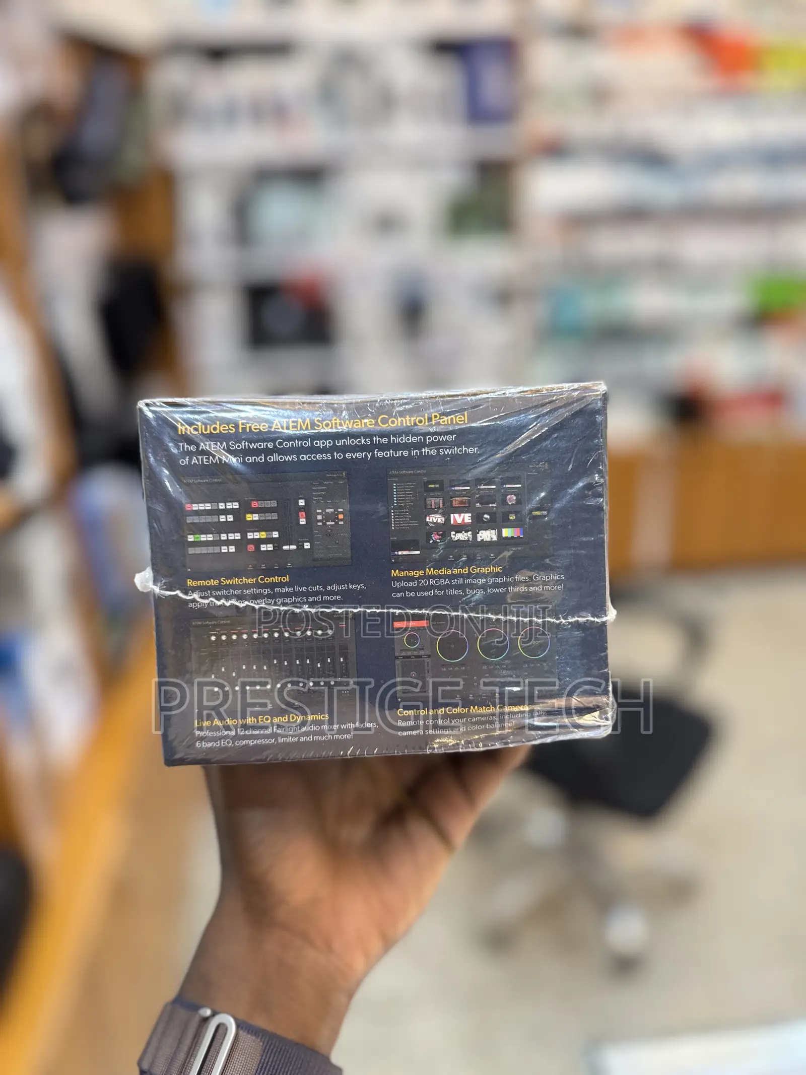 Black Magic Design Atem Mini Pro Hdmi Live Stream Switcher
